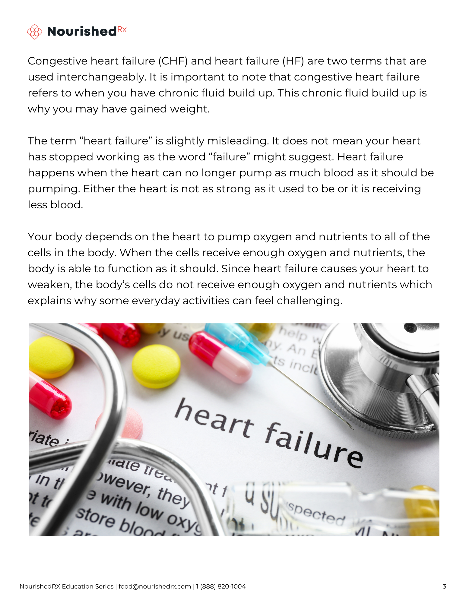 Congestive Heart Failure Nutrition Guide NourishedRx